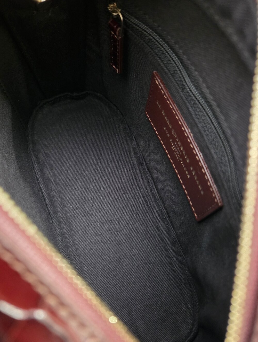 NEW SEZANE VICTOR BAG - CHOCOLATE CROCODILE PRINT - Picture 8 of 11